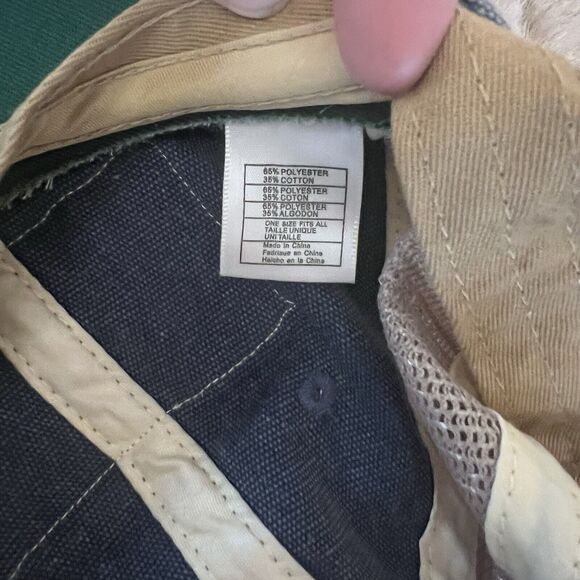 Blondie Trucker Hat Judith March Snapback Distressed Denim Vented One Size - Picture 10 of 13